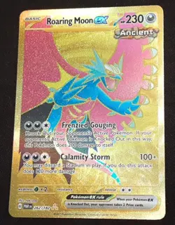 Roaring Moon ex - 262/182 - SV04: Paradox Rift Secret Rare Pokemon TCG NM - Image 1