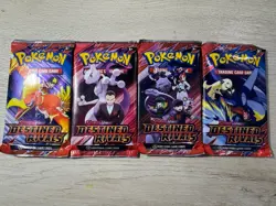 4X Pokemon Destined Rivals booster pack bundle FULL ART SET - Image 1