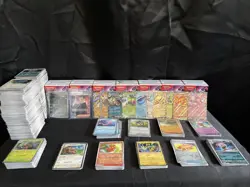 Pokemon Destined Rivals Bulk 600+ Common 200+ Holo Reverse Holo 10 EX - Image 1