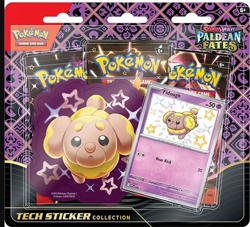 Pokemon Scarlet & Violet Paldean Fates Tech Sticker Collection -Fidough - SEALED - Image 1