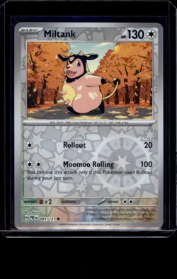 Miltank SV: Prismatic Evolutions Pokemon 081/131 Reverse Holo NM+ - Image 1