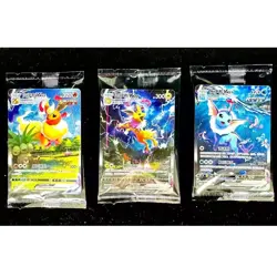 Pokemon S-Chinese Jolteon Flareon Vaporeon Vmax CSHC-003 006 009 HOLO UnopenPack - Image 3