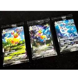 Pokemon S-Chinese Jolteon Flareon Vaporeon Vmax CSHC-003 006 009 HOLO UnopenPack - Image 4