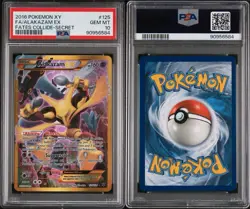 2016 Pokemon XY Fates Collide Secret #125 Alakazam Ex FA PSA 10 GEM MINT - Image 3