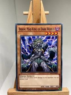 Yugioh! Brron, Mad King of Dark World - SR13-EN009 - Common - 1st Edition Near M - Image 3