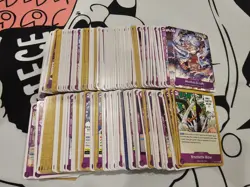 [Bulk] PURPLE 250+ C/UC/L Card Playsets (OP03~OP12 EB01 EB02) One Piece TCG Eng - Image 1