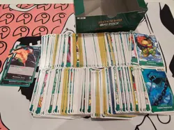 [Bulk] GREEN 200+ C/UC/L Card Playsets (OP-03~OP-12) One Piece TCG English - Image 1