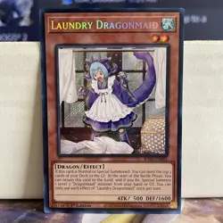 1ST EDITION LAUNDRY DRAGONMAID 2020 RA03-EN021 YUGIOH CARD (NM) - Image 1