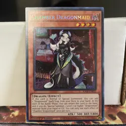 1ST EDITION CHAMBER DRAGONMAID 2020 RA04-EN032 YUGIOH CARD (NM) - Image 1