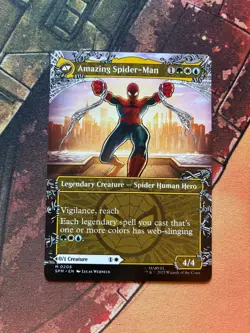Peter Parker, Amazing Spider-Man Borderless Marvel's Spider-Man Mythic (SPM) MTG - Image 2