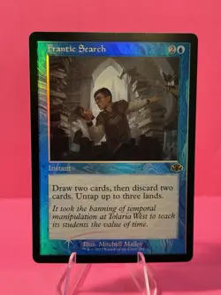 Frantic Search (Retro Frame) Dominaria Remastered Foil - Image 1