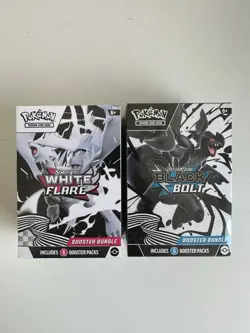 Pokemon TCG White Flare/Black Bolt Booster Bundle Pair Brand NEW + SEALED - Image 1