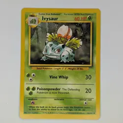 Ivysaur Base Set 30/102 Regular Uncommon WOTC Vintage Pokemon TCG - Image 1