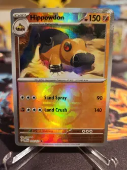 Pokemon TCG - Hippowdon (Master Ball Pattern) 053/131 Sv: Prismatic Evolutions - Image 1