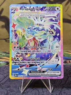 Pokemon TCG Terapagos ex SIR 169/131 Sv: Prismatic Evolutions Holo Full Art NM- - Image 1