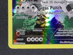 2015 Pokemon XY Regigigas Full Art Black Star Promo XY82 LP - Image 5