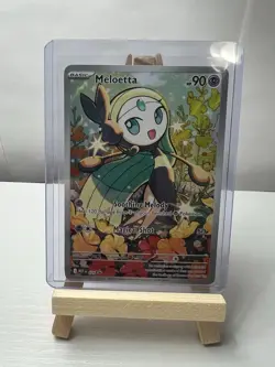 2025 Pokemon Meloetta 026 Black Star Promo Illustration Holo (B) - Image 1