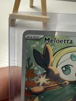 2025 Pokemon Meloetta 026 Black Star Promo Illustration Holo (B) - Image 4