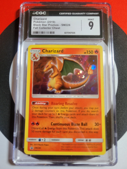 Pokemon 2015 Black Star Promo Charizard Sm 226 Collector Chest CGC Mint 9 Holo - Image 1