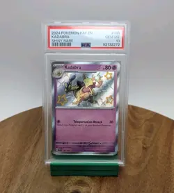 2024 POKEMON PAF EN-PALDEAN FATES SHINY RARE #149 KADABRA PSA 10 - Image 1