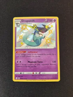 Pokemon - Dragapult Sv062/sv122 - Shining Fates Baby Shiny Rare Near Mint - Image 1