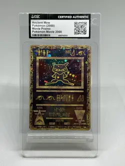 Pokemon Movie 2000 Promo Ancient Mew CGC Certified Authentic See Description - Image 1