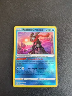 Pokemon TCG - Radiant Greninja 046/189 Astral Radiance Rare Holo - Image 1