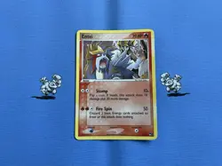 Pokemon TCG Entei 1/17 Pop Series 2 (MP) Holo Rare - Image 1
