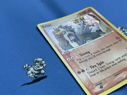 Pokemon TCG Entei 1/17 Pop Series 2 (MP) Holo Rare - Image 5