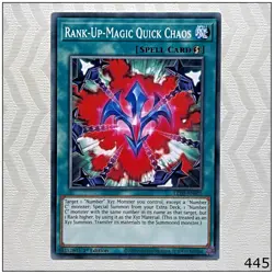 Rank-Up-Magic Quick Chaos - LED9-EN015 - Common 1st Edition Yugioh - Image 1