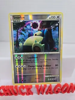 Snorlax 33/95 Call Of Legends Reverse Holo Pokemon Card MP - Image 1