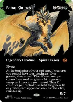 Betor, Kin to All (Borderless) - Near Mint MTG Tarkir: Dragonstorm - Image 1