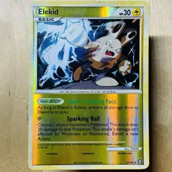 2010 Elekid 21/102 HGSS Triumphant Reverse Holo Rare LP English Pokemon TCG Card - Image 1