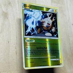 2010 Elekid 21/102 HGSS Triumphant Reverse Holo Rare LP English Pokemon TCG Card - Image 2
