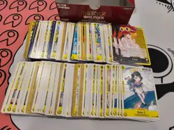 [Bulk] YELLOW 160+ C/UC/L Card Playsets (OP03~OP12 EB01 EB02) One Piece TCG Eng - Image 1