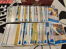 [Bulk] BLUE 200+ C/UC/L Card Playsets (OP03~OP12 EB01 EB02) One Piece TCG Eng - Image 1