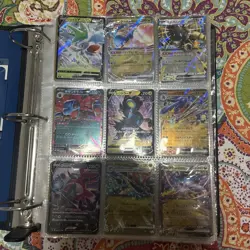 Pokemon Card Binder Collection 100 Cards - Image 1