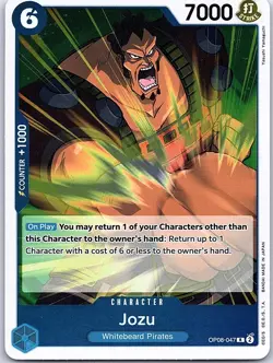 Jozu OP08-047 Two Legends - One Piece Card Game - NM - Image 1