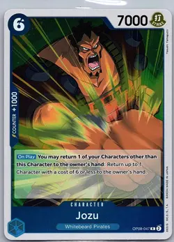 Jozu OP08-047 Two Legends - One Piece Card Game - NM - Image 1