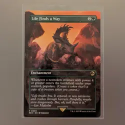 Life Finds a Way SHOWCASE / Magic MTG / Jurassic Park World Collection - NM - Image 1