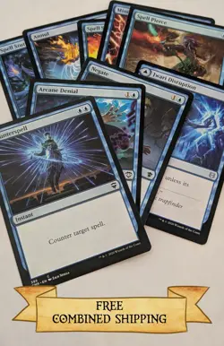 Magic The Gathering: Commander Staples Blue Counterspell Lot - Image 1