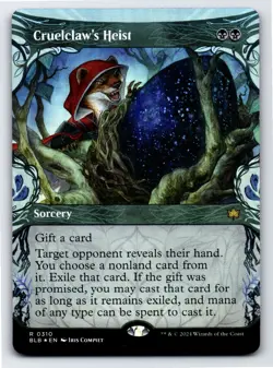 Cruelclaw's Heist (Showcase) R Bloomburrow # 310 NM Foil - Image 1
