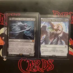 *Magic The Gathering Final Fantasy "Sephiroth, Fabled Soldier" MYTHIC + Token NM - Image 1