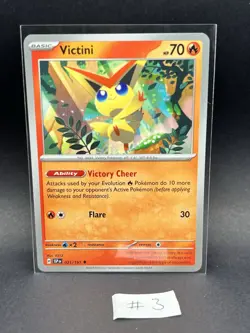 Victini 021/191 Common Card Surging Sparks English Pokemon TCG - Image 1