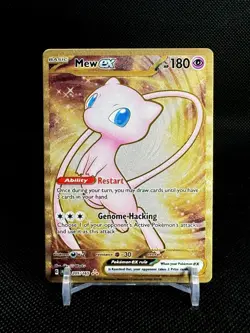 POKEMON MEW EX 205/165 SCARLET & VIOLET 151 UPC METAL PROMO CARD - NM - Image 1