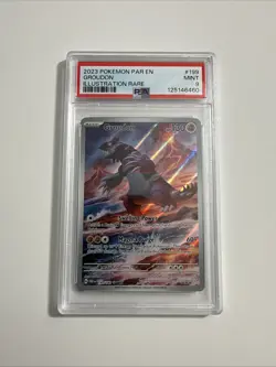 2023 Pokemon Groudon Illustration Rare Par en Paradox Rift 199/182 PSA 9 - Image 1