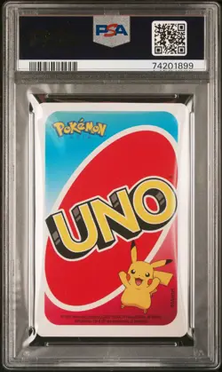 2020 UNO POKEMON ASIA BACK-RED-#4 CHARIZARD PSA 8 - Image 2