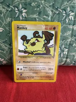 Pokemon TCG: Mankey 81/110, Legendary Collection NM - Image 1