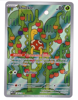 Pokemon TCG Shuckle Illustration Rare 136/132 Mega Evolution IR NM English - Image 1