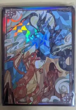 Mega Charizard X ＆Y Stained glass style sleeves protector Pokemon CardGame 60p - Image 2